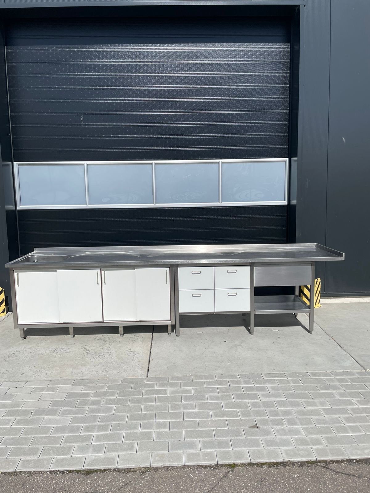 Horeca rvs spoeltafel wastafel aanrecht spoelbak keukenblok, Ophalen of Verzenden