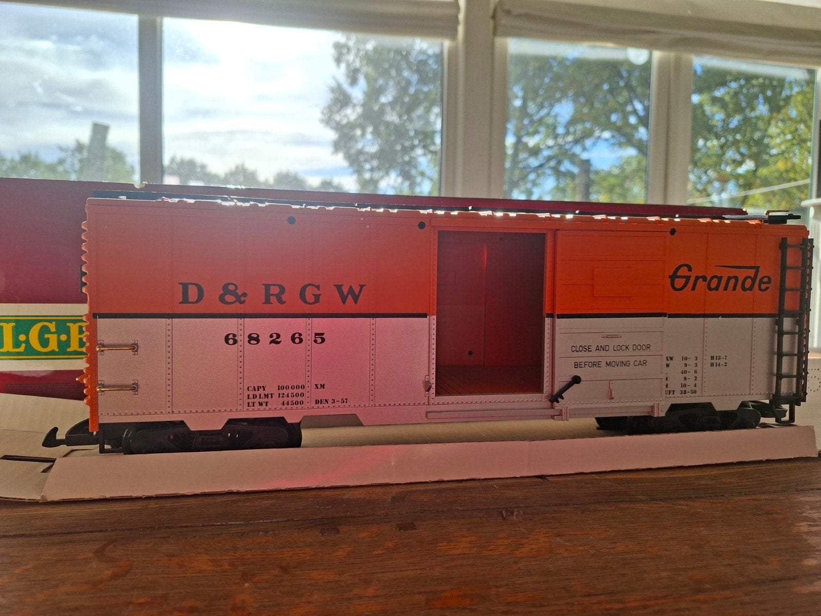 LGB D&RGW Rio Grande Wagon 68265 - Nieuw in doos, Ophalen of Verzenden, Nieuw, Wagon, LGB