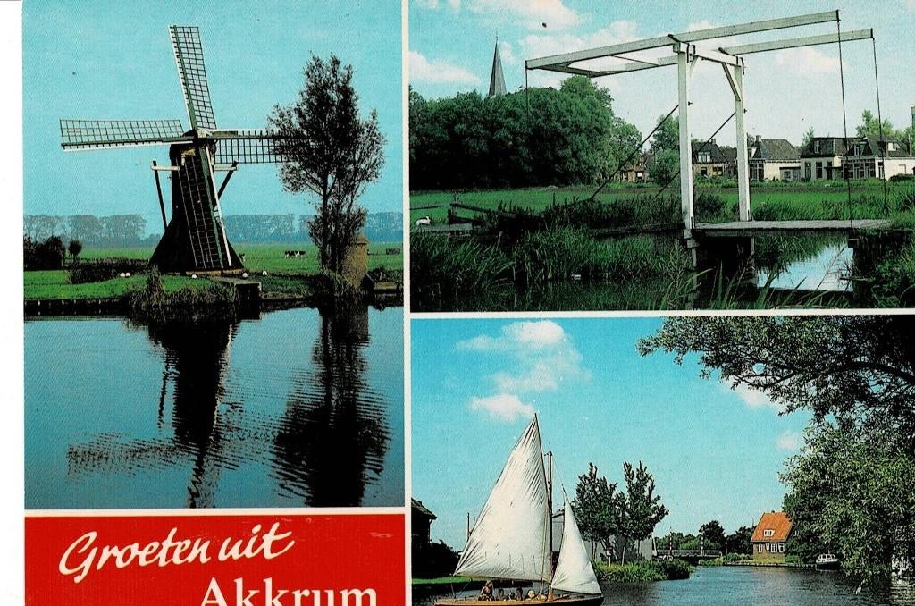 Akkrum, Ophalen of Verzenden, Ongelopen, Friesland