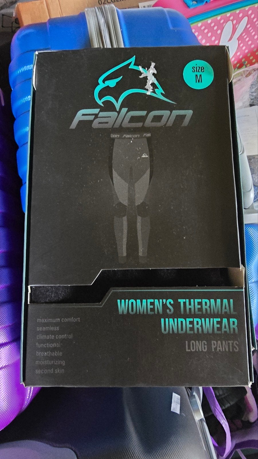 Falcon Thermisch Ondergoed Dames - Lange Broek Maat M, Kleding | Dames, Falcon, Ophalen, Zwart, Broekje of Short