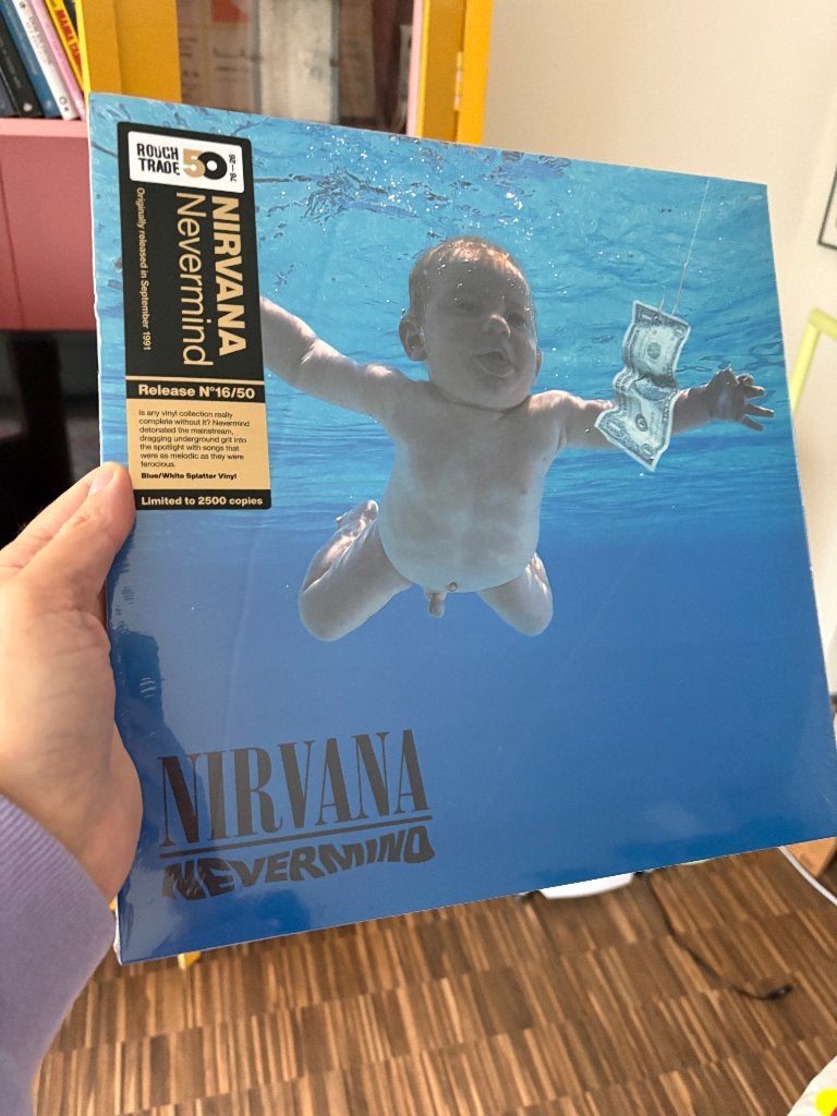 Nirvana – Nevermind LP (Rough Trade 50 years – Blue/White), LP, Rock, Verzenden, Geseald