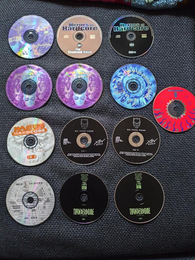 Cd's hardcore, Cd's en Dvd's, Ophalen, Gebruikt, Overige genres