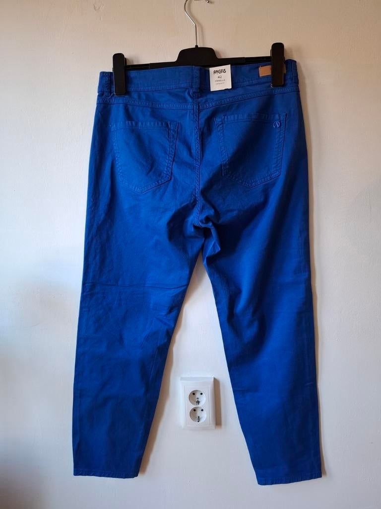 Angels kobaltblauwe 7/8 broek, Blauw, Maat 42/44 (L), Nieuw, Ophalen of Verzenden