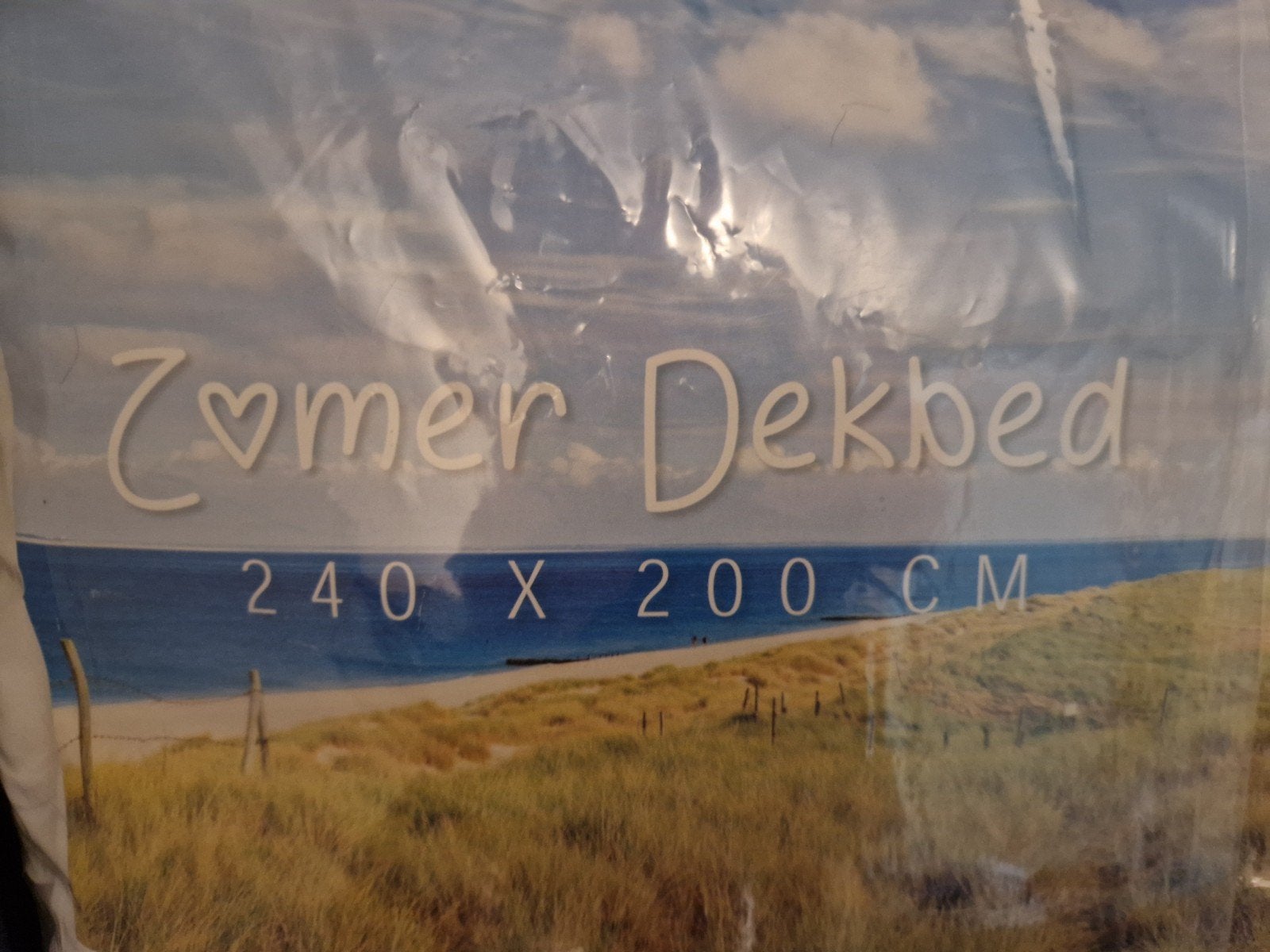 zomer dekbed, Huis en Inrichting, Slaapkamer | Beddengoed, Wit, Ophalen of Verzenden, Deken of Dekbed, Polyester