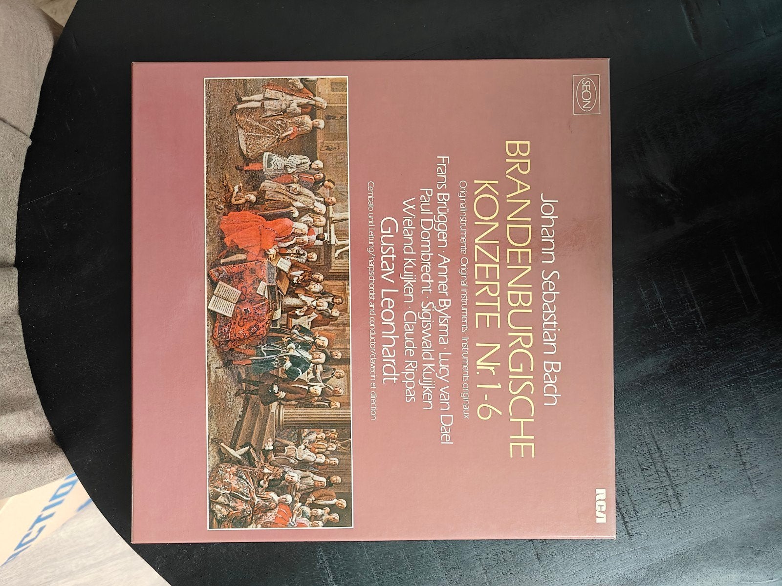 Bach: Brandenburgse Concerten Nr. 1-6 - Gustav Leonhardt, Cd's en Dvd's, Gebruikt, Boxset, Inclusief doosje, Ophalen of Verzenden