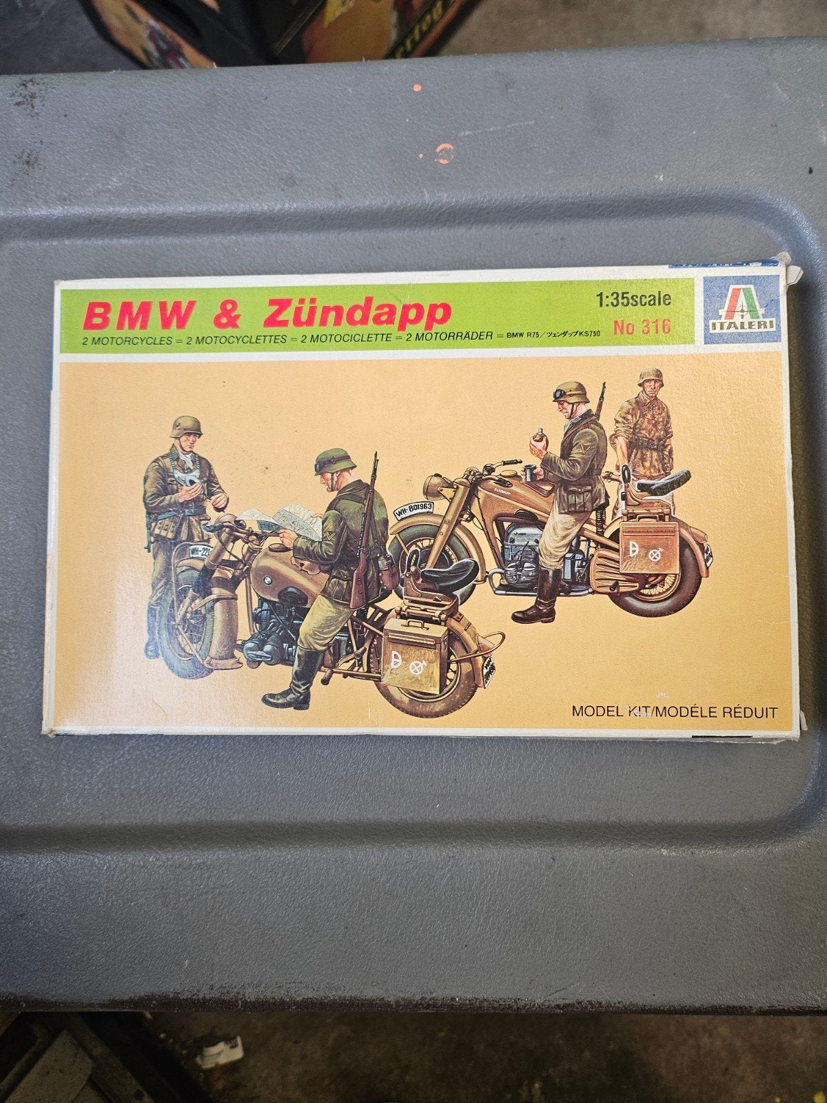 Italeri BMW & Zündapp 1:35 schaal modelbouw kit, Italeri, 1:32 tot 1:50, Overige typen, Nieuw
