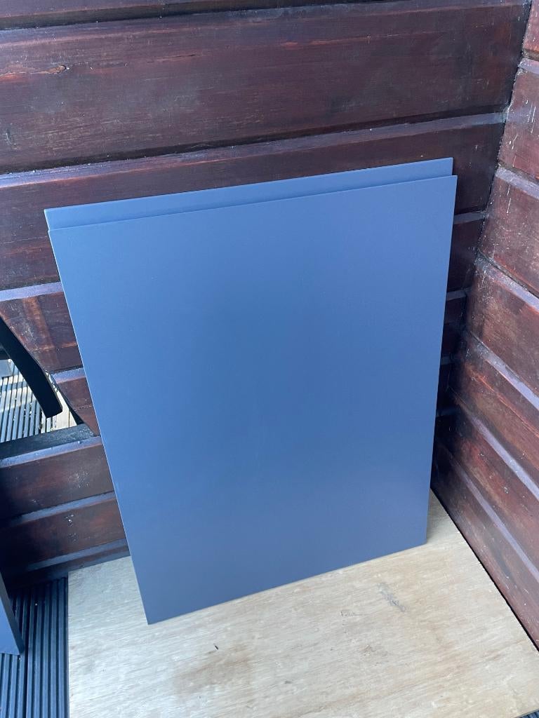 2 x nieuwe Metod deur antraciet 60x80 greeploos (ral 7016), Huis en Inrichting, Keuken | Keukenelementen, Ophalen, Nieuw, 50 tot 100 cm