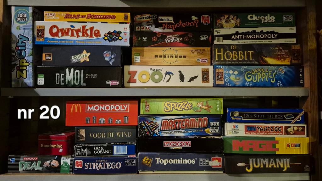 diverse bordspellen en kaartspellen ---> check lijst 20, Ophalen of Verzenden, Zo goed als nieuw