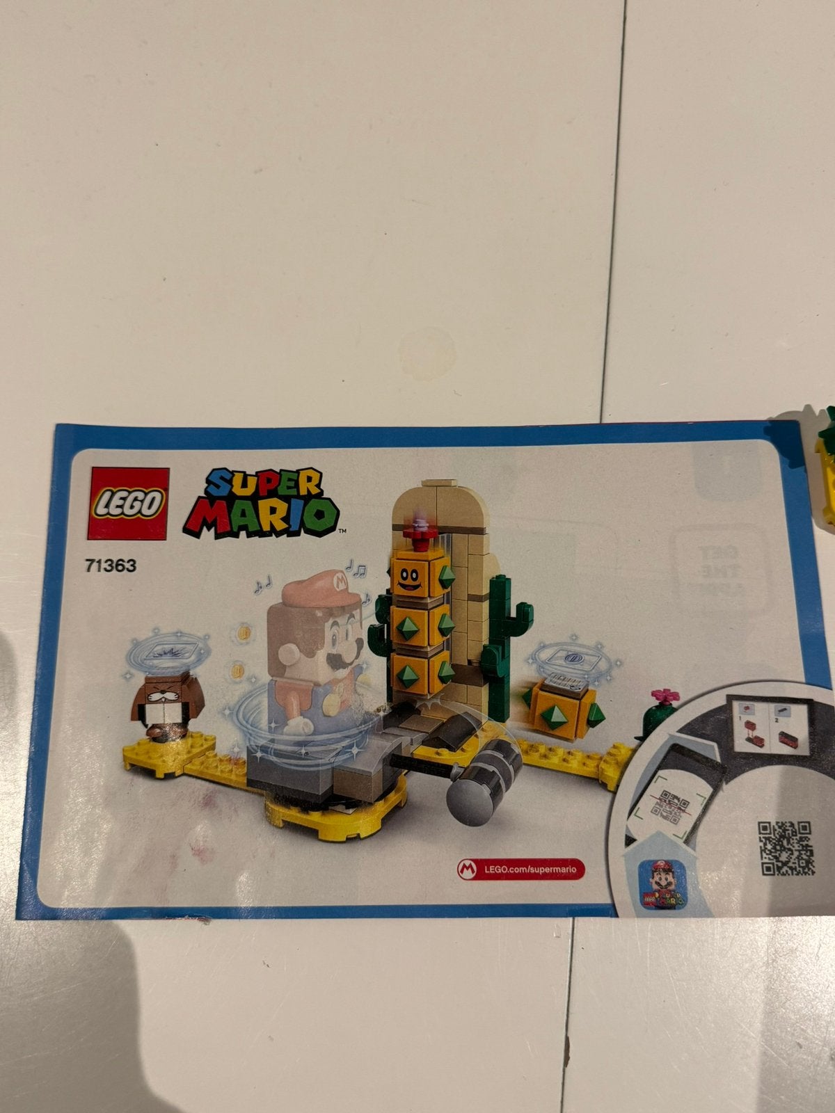 LEGO Super Mario 71363 Desert Pokey uitbreidingsset, Lego, Ophalen of Verzenden, Zo goed als nieuw, Compleet