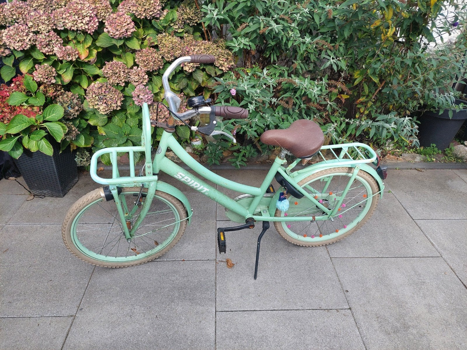 Kinderfiets Spirit 22 inch - Mintgroen, Ophalen