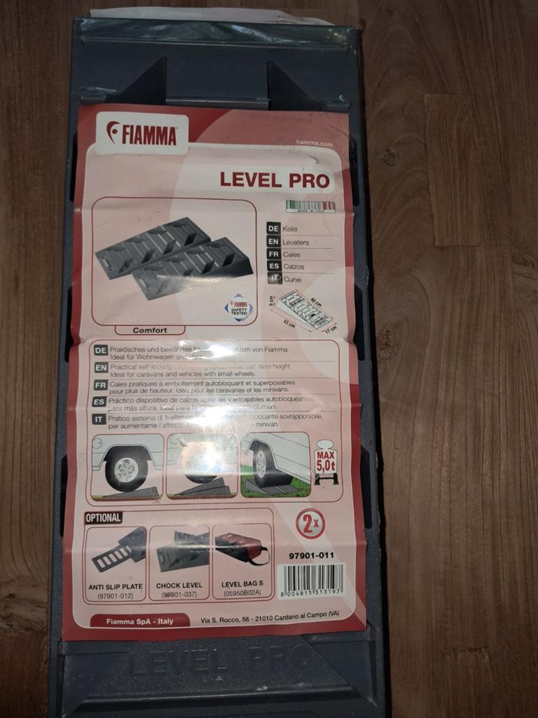 Level Fiamma nieuw, Caravans en Kamperen, Ophalen of Verzenden