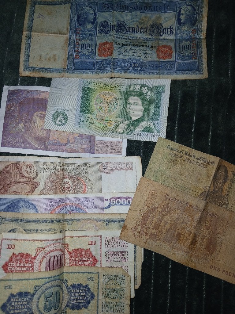 Leuk partijtje oud buitelands geld, Postzegels en Munten, Munten en Bankbiljetten | Verzamelingen, Ophalen, Buitenland, Munten en Bankbiljetten