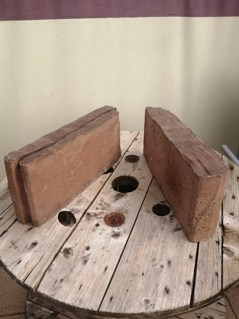 gratis 18x stenen borderrand 43 lang 18 breed en 8.8 cm hoog, Ophalen, Overige materialen, Zo goed als nieuw, Minder dan 25 cm