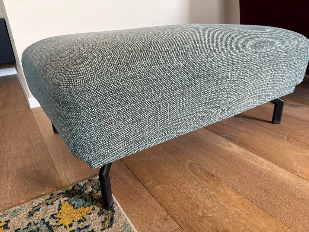 In zeer goede staat, mooie mintgroene Eijerkamp hocker, Ophalen, 100 tot 125 cm, Zo goed als nieuw, Stof