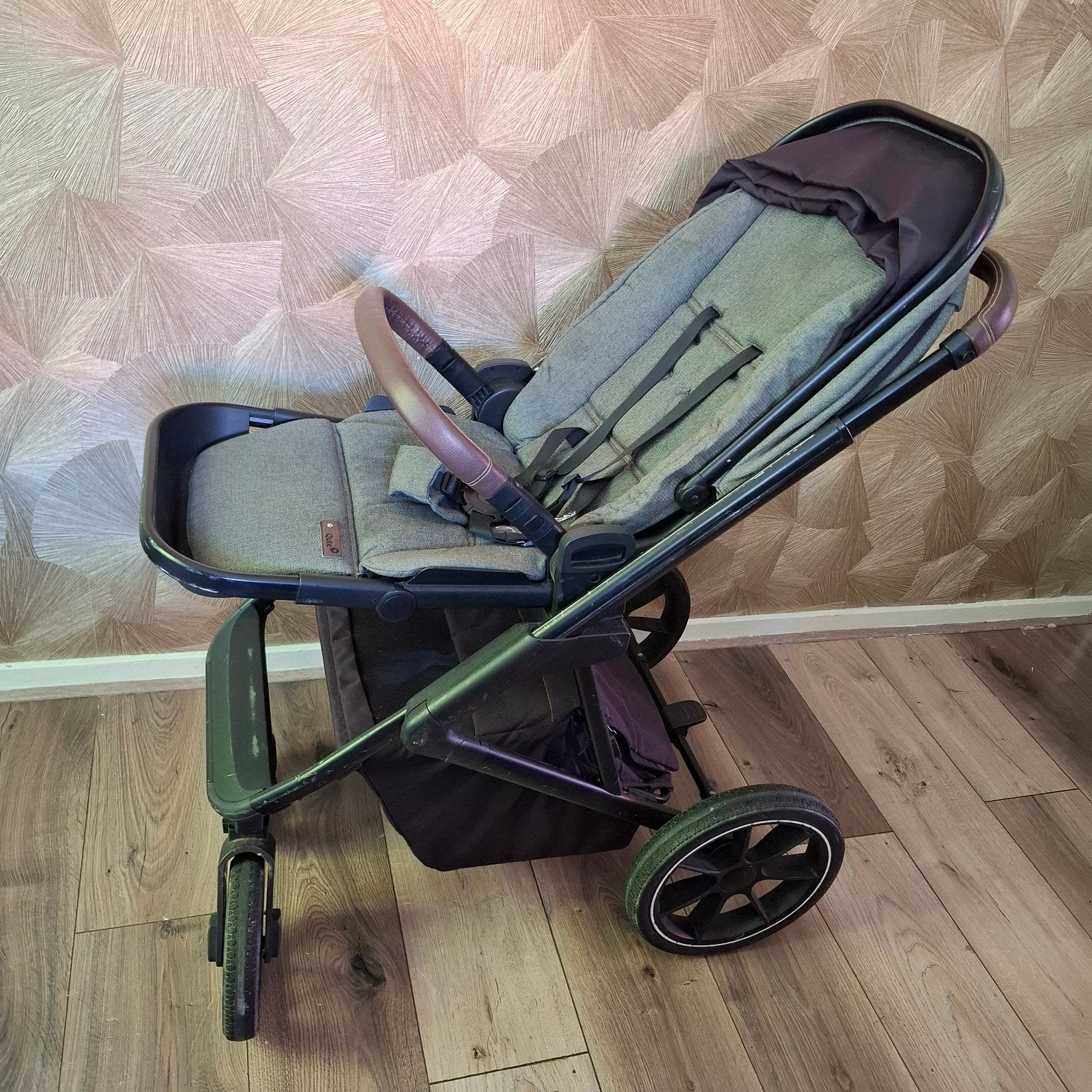 Qute Combiwagen met reiswieg en zitje - Gebruikt, Ophalen
