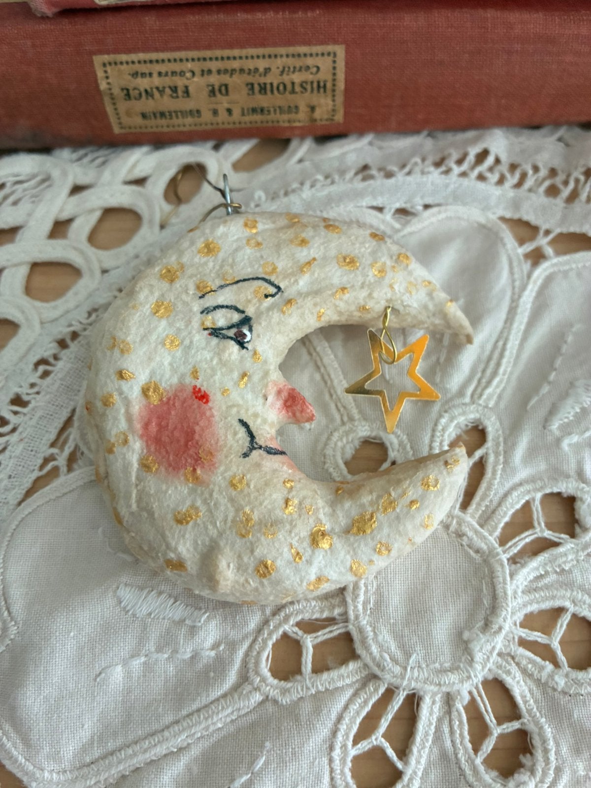 Nostalgisch feathertree maantje, Ophalen of Verzenden, Zo goed als nieuw