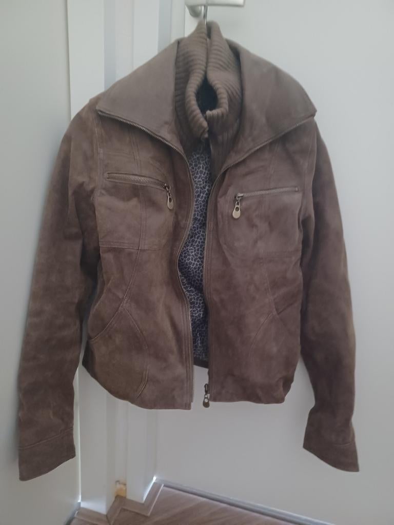 Leren jack nieuw, Bruin, Nieuw, Ophalen of Verzenden, Jasje