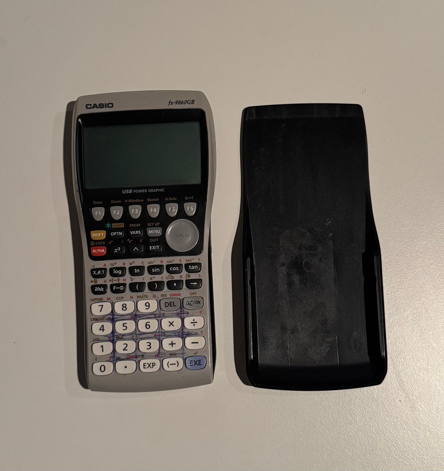 Casio fx-9860G2, Ophalen of Verzenden, Grafische rekenmachine, Gebruikt