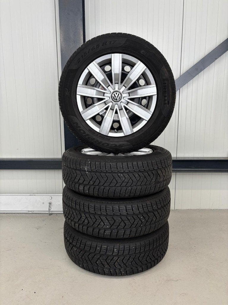 Winterset Volkswagen Tiguan Origineel met TPMS Winterbanden, Ophalen, Banden en Velgen, 17 inch, Winterbanden