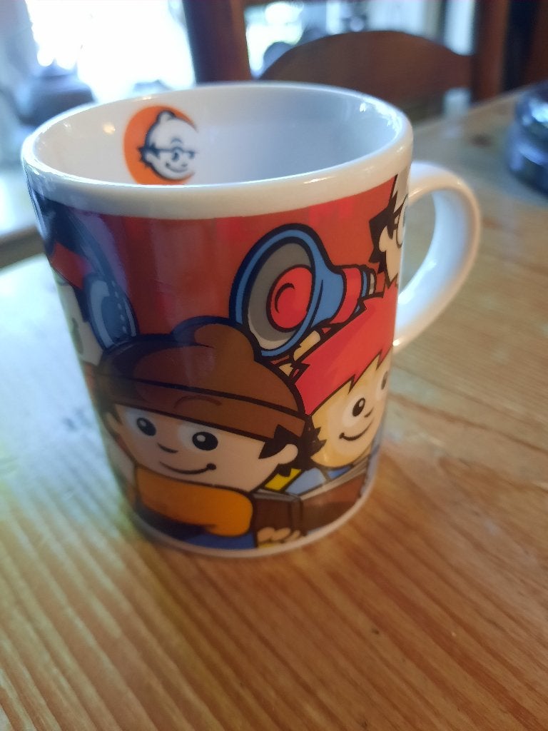 Mainzelmannetjes beker ZDF, Verzamelen, Ophalen of Verzenden, Zo goed als nieuw, Porselein, Kop en/of schotel