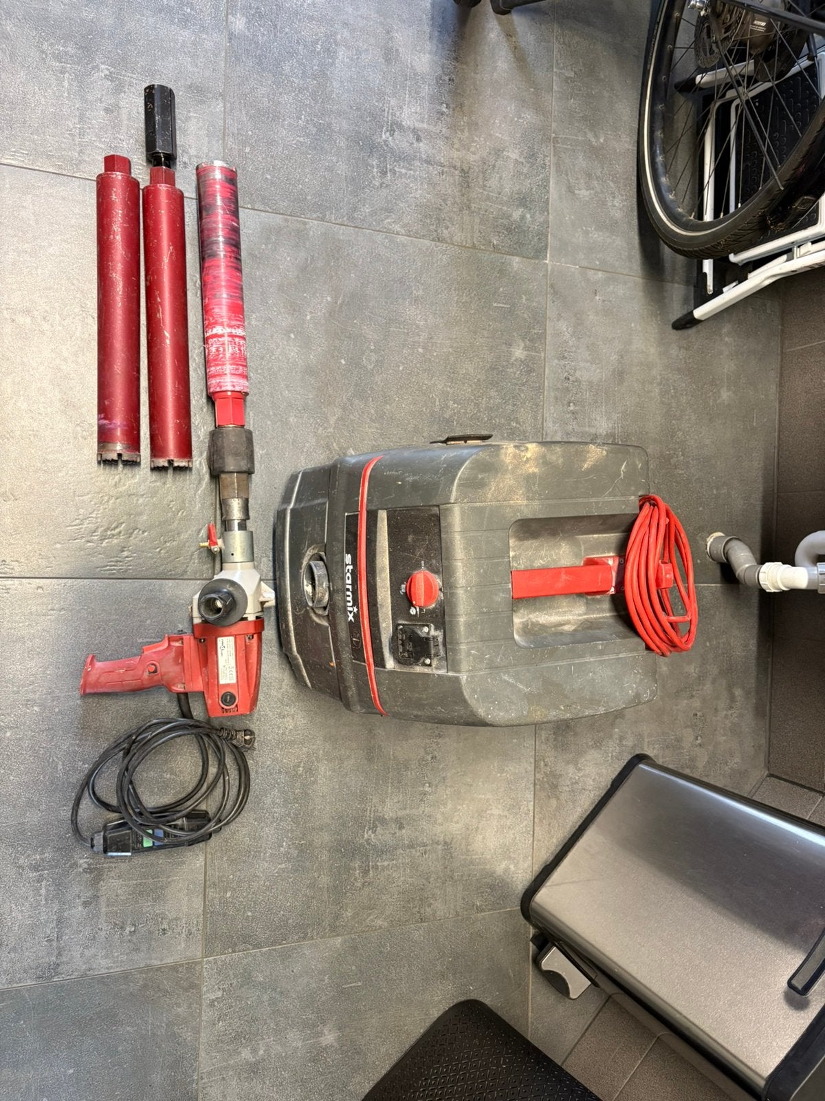 Droog en natboor, Doe-het-zelf en Verbouw, Gereedschap | Boormachines, Ophalen, Kolomboormachine