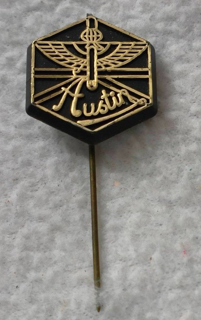 Speldje Austin, Ophalen of Verzenden, Zo goed als nieuw, Transport, Speldje of Pin