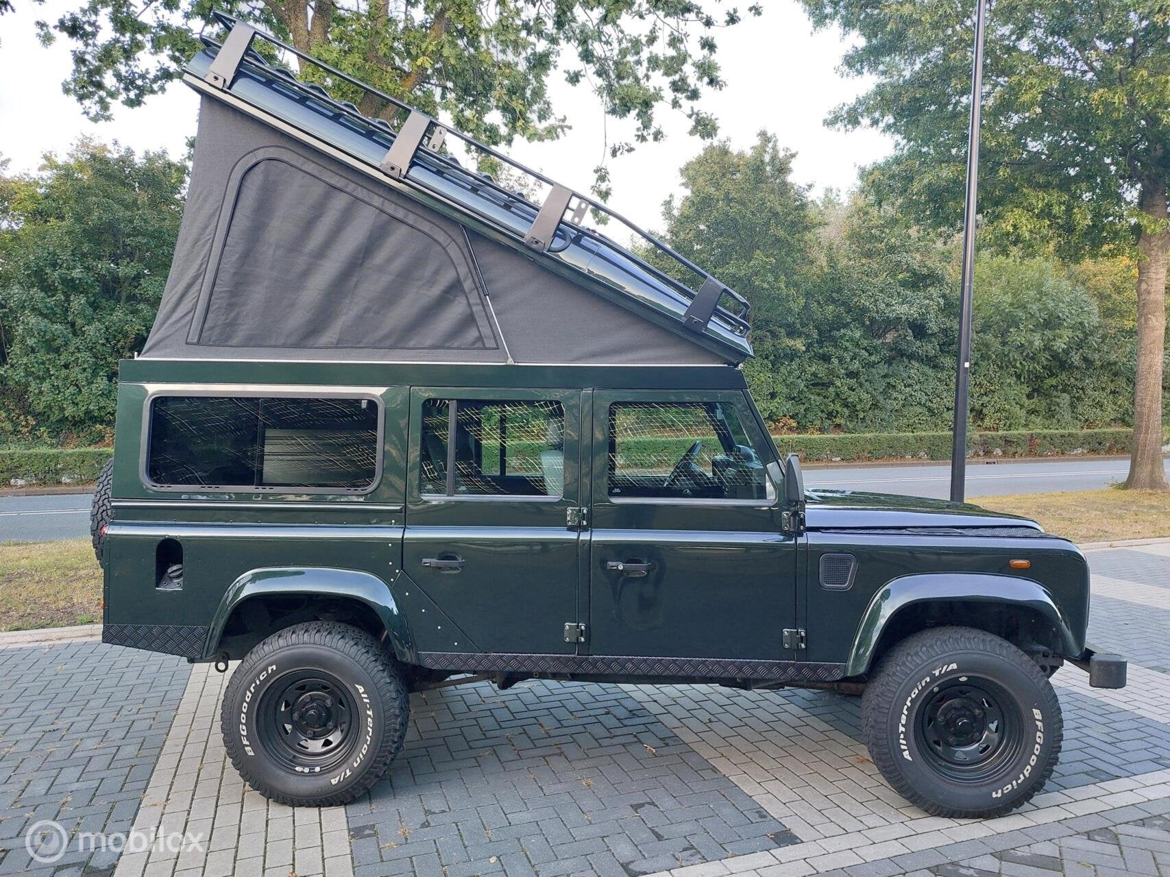 Land Rover Defender Td5 Camperkenteken! 4pers Ruil mogelijk, Gebruikt, Overige carrosserieën, 2495 cc, 4 stoelen