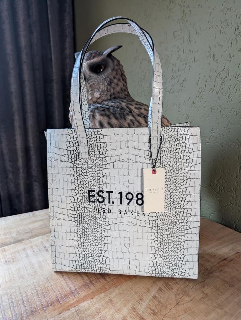 Ted Baker shopper croco white NIEUW!!!! 39,- inclusief verz, Huis en Inrichting, Ophalen of Verzenden, Nieuw