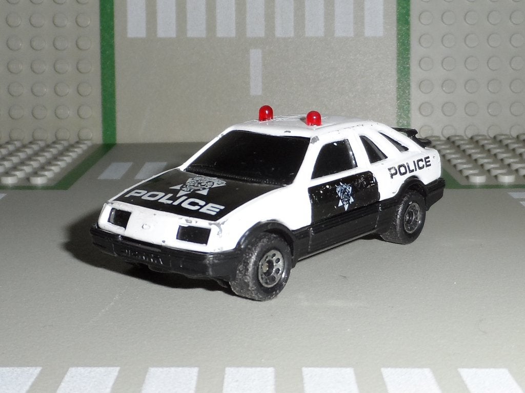 Matchbox - Ford Sierra XR4i Police - Vintage 1:64, Ophalen of Verzenden, Gebruikt, Auto