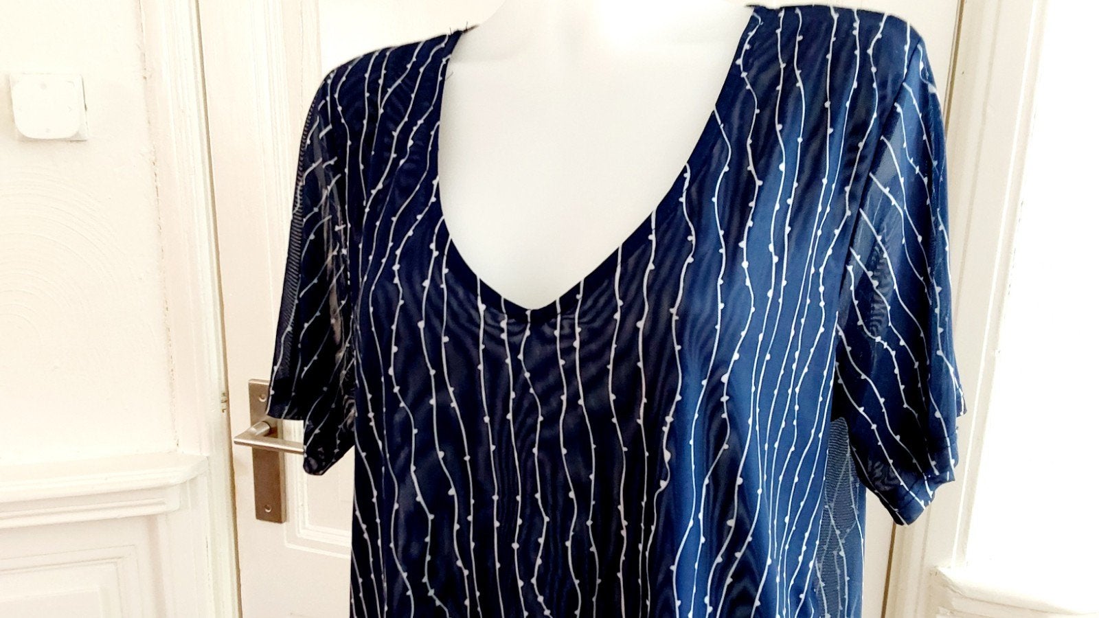 Leuke Ichi top maat XL, Kleding | Dames, Blauw, ., Maat 46/48 (XL) of groter, Ophalen of Verzenden