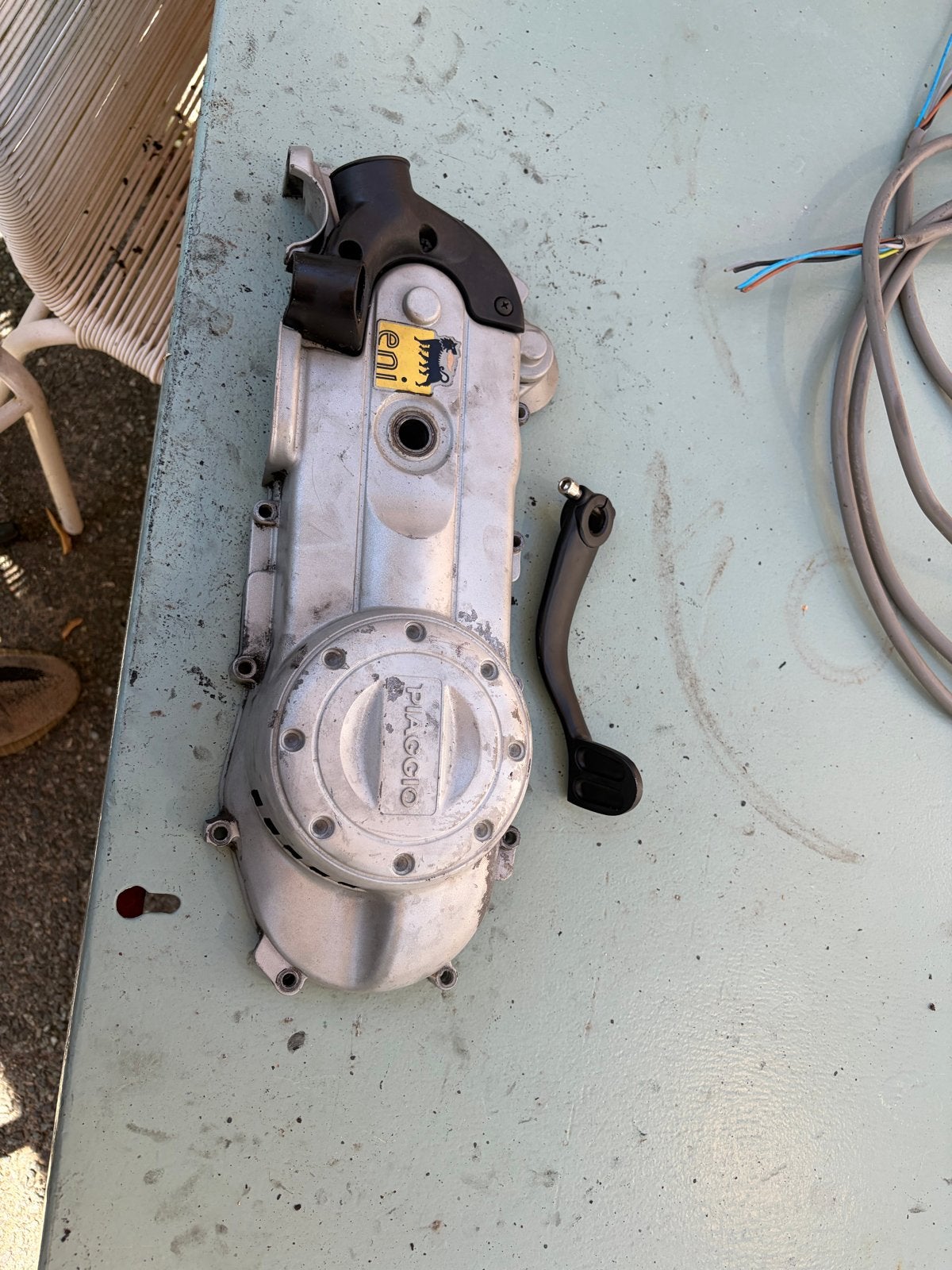 Vespa carterkap met kickstart, Ophalen of Verzenden, Gebruikt, Overige typen, Vespa