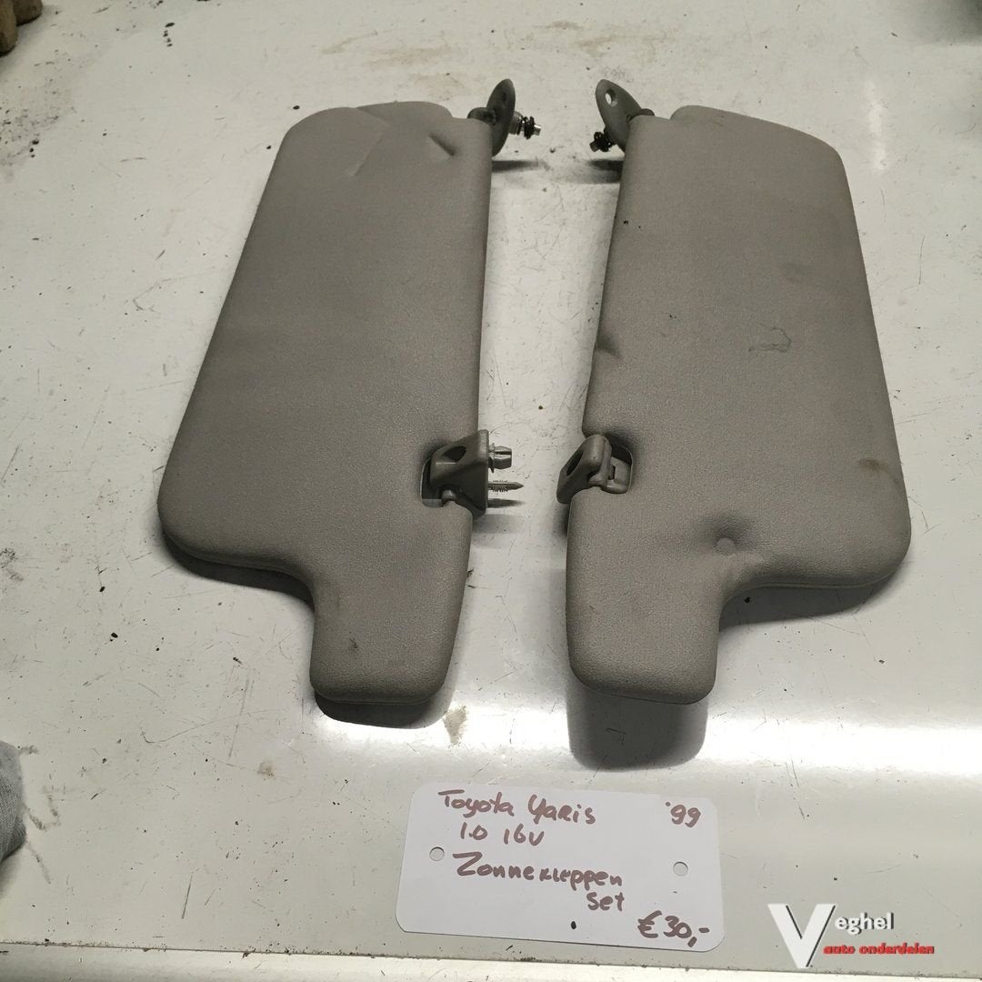 Toyota Yaris 1.0 16v 1999 2500189  Zonnekleppen set, Gebruikt, -, -, Ophalen of Verzenden
