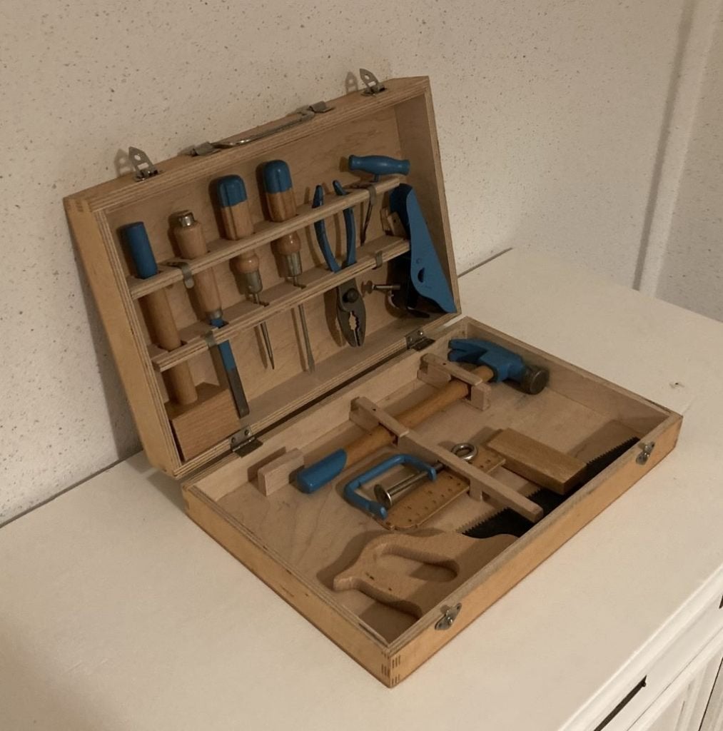 kinder gereedschapskist, Ophalen, Zo goed als nieuw, Knutselen