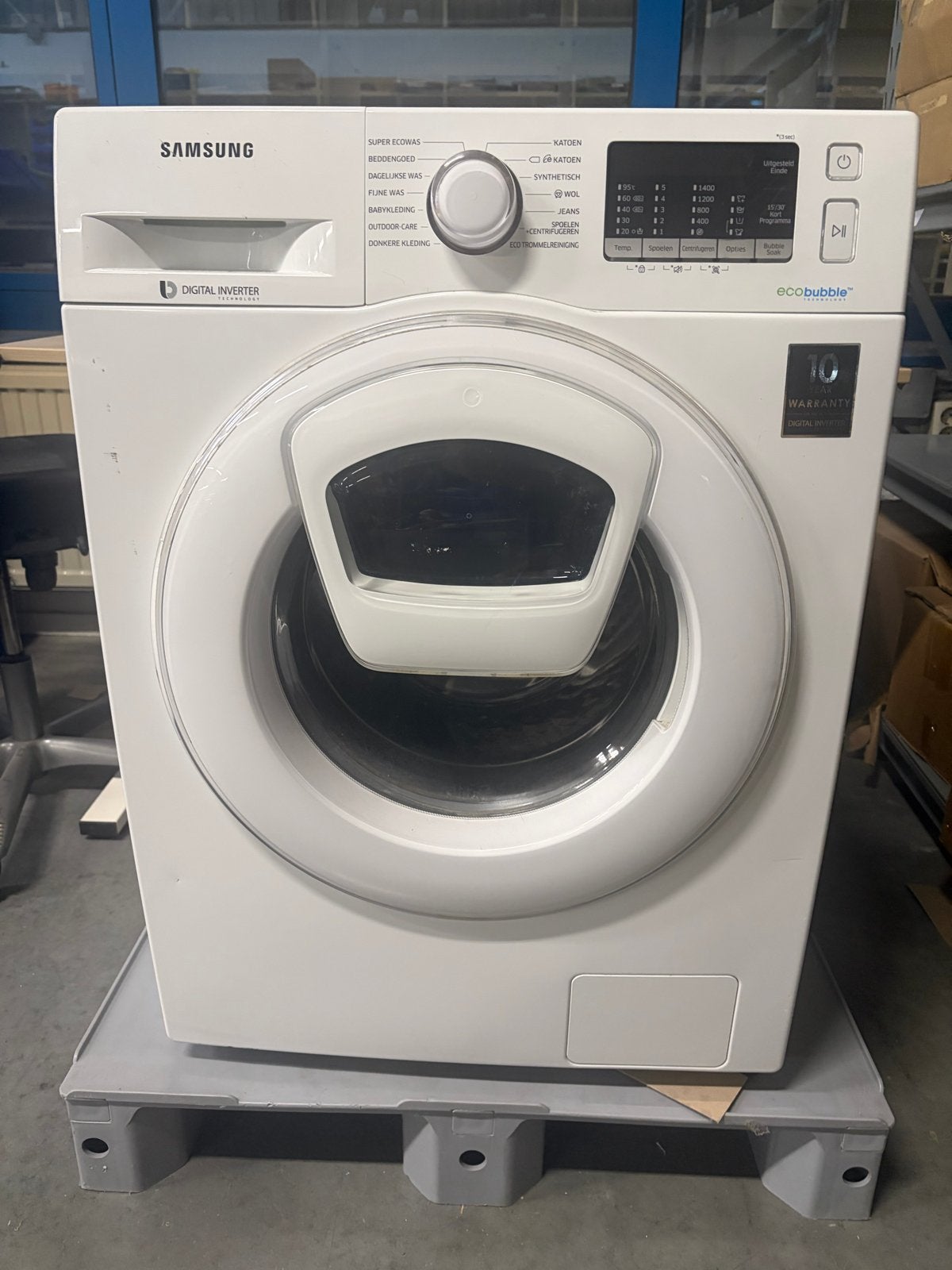 Wasmachine Samsung Addwash Ecobubble, 1200 tot 1600 toeren, 8 tot 10 kg, Ophalen of Verzenden, Zo goed als nieuw