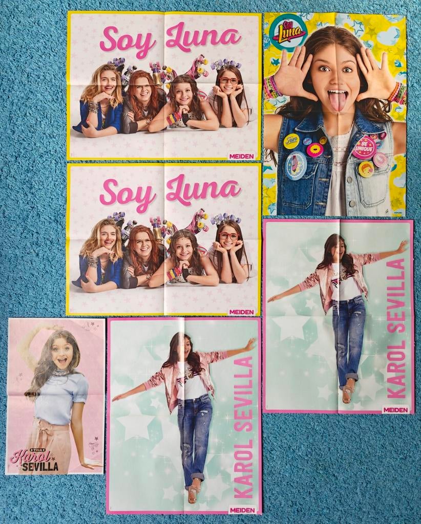 Soy Luna (Karol Sevilla) posters, Verzamelen, Posters, Nieuw, Film en Tv, A1 t/m A3, Ophalen of Verzenden