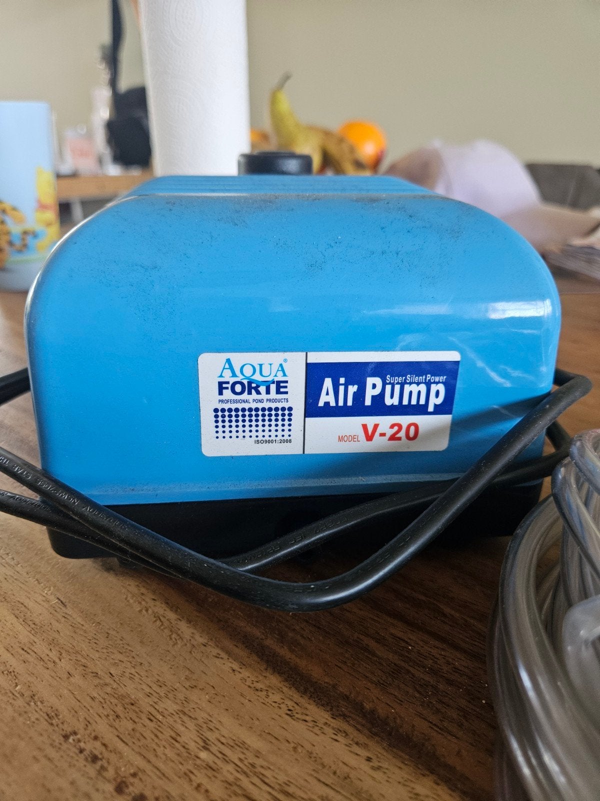Aqua forte V20 Hi-flow Luchtpompset 15W, Ophalen of Verzenden, Gebruikt, Vijverpomp