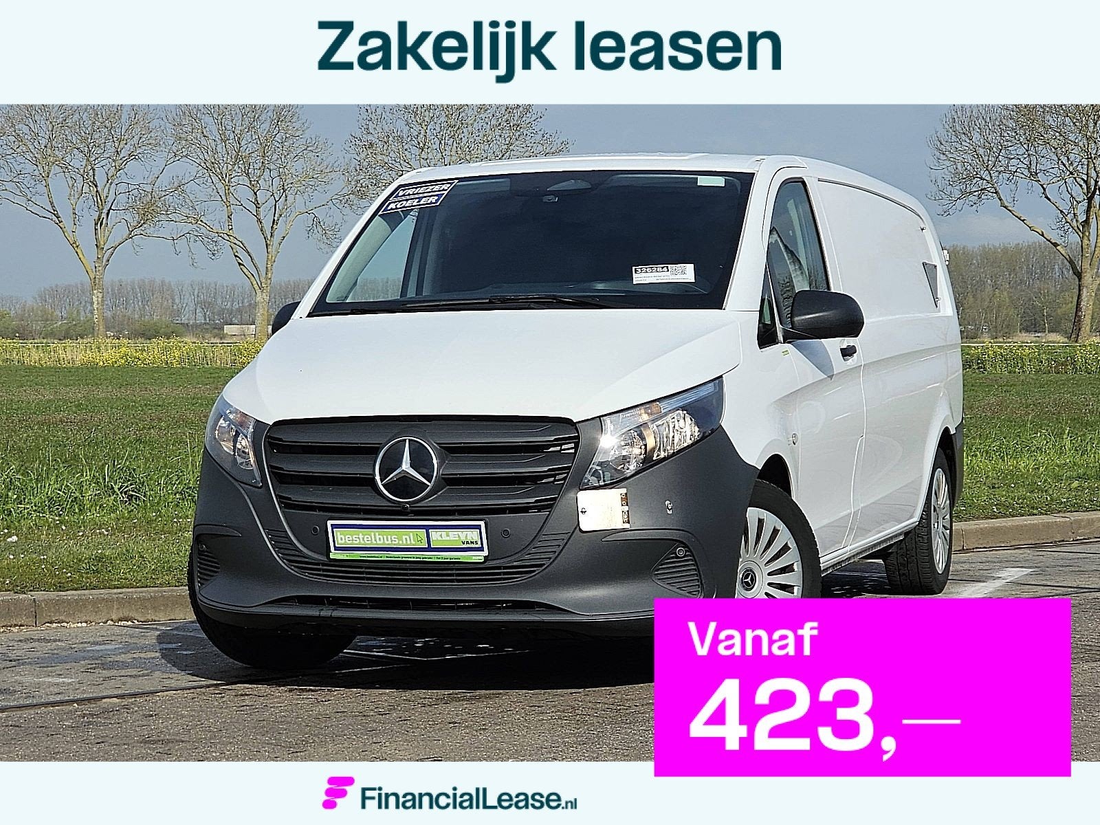 MERCEDES-BENZ VITO 110 veba box xl euro6, Elektrische buitenspiegels, Gebruikt, Euro 6, Wit