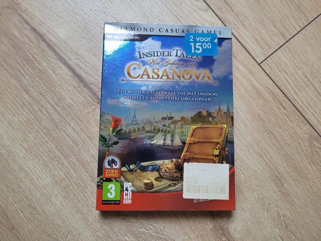 Insider Tales het geheim van Casanova - PC Game ~ TH8892, Spelcomputers en Games, Games | Pc, 1 speler, Ophalen of Verzenden, Zo goed als nieuw
