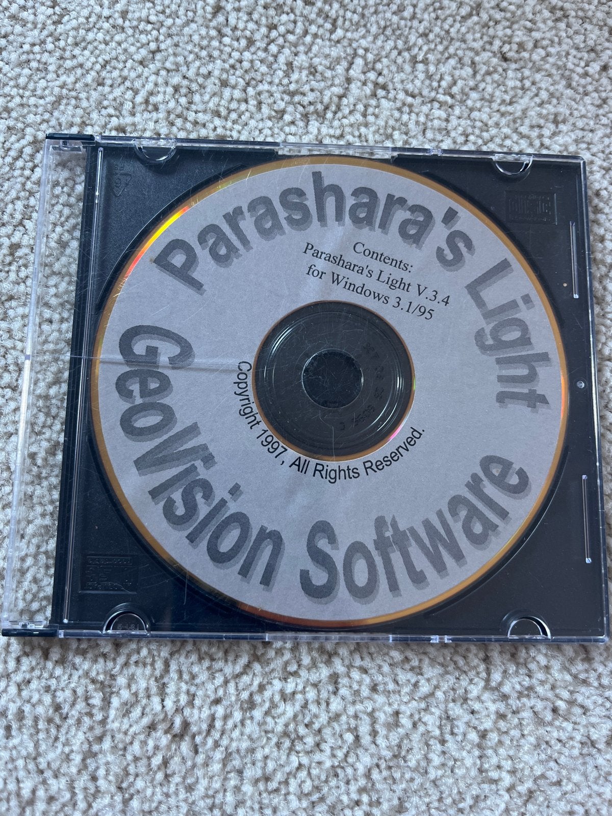 Parashara's Light V.3.4 GeoVision Software voor Windows, Computers en Software, Ophalen of Verzenden, Gebruikt, Windows