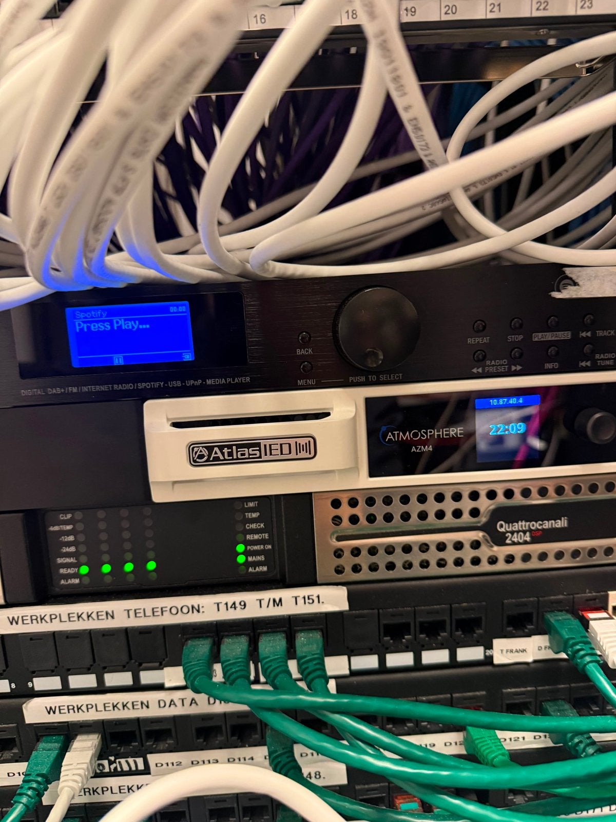 Professionele audio-installatie AtlasIED & Powersoft, Ophalen of Verzenden, Zo goed als nieuw, Audio