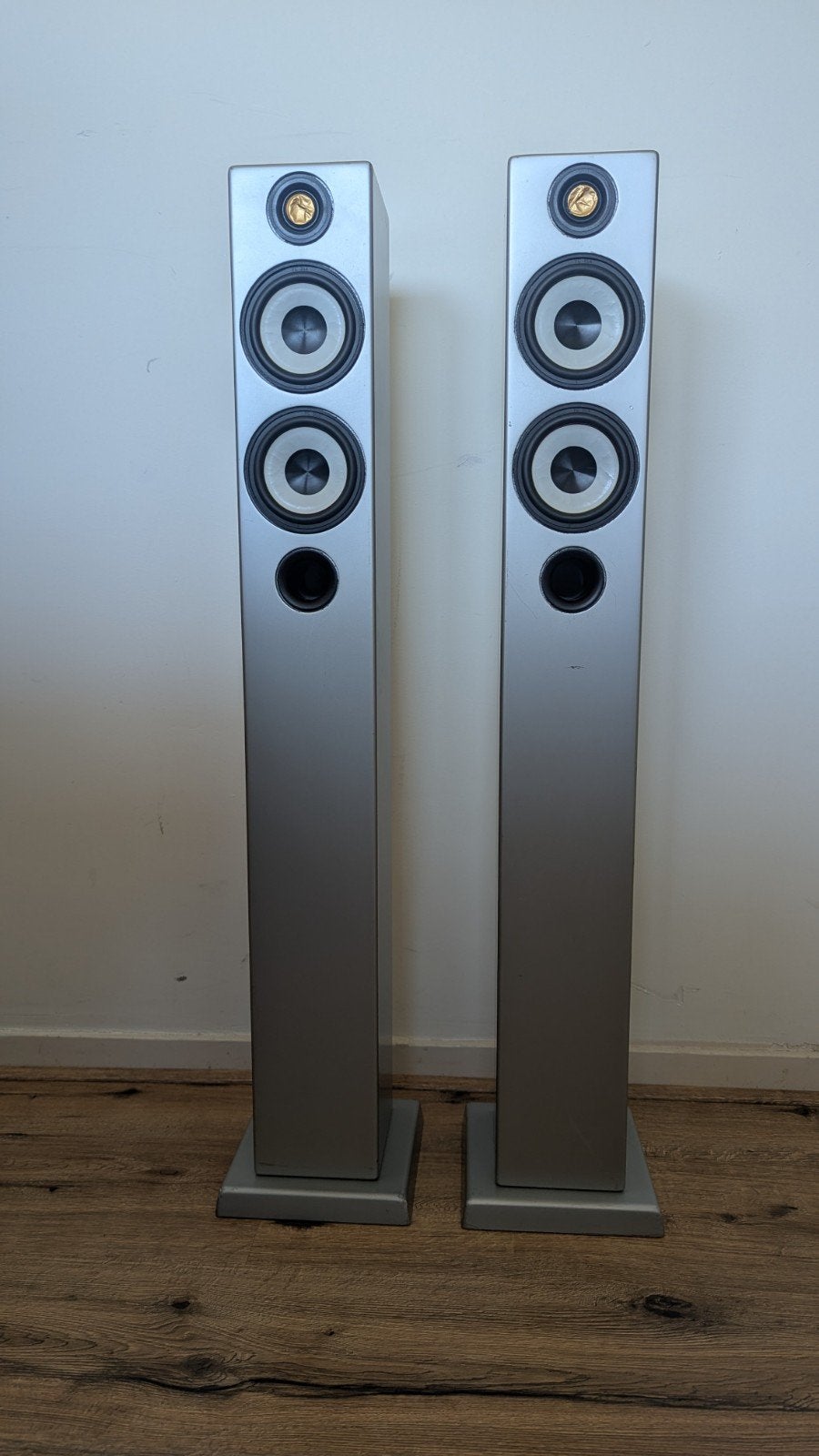 Monitor Audio Radius 270 Vloerstaande Luidsprekers Zilver, Audio, Tv en Foto, Luidsprekers, Ophalen, Vloerstaande luidspreker