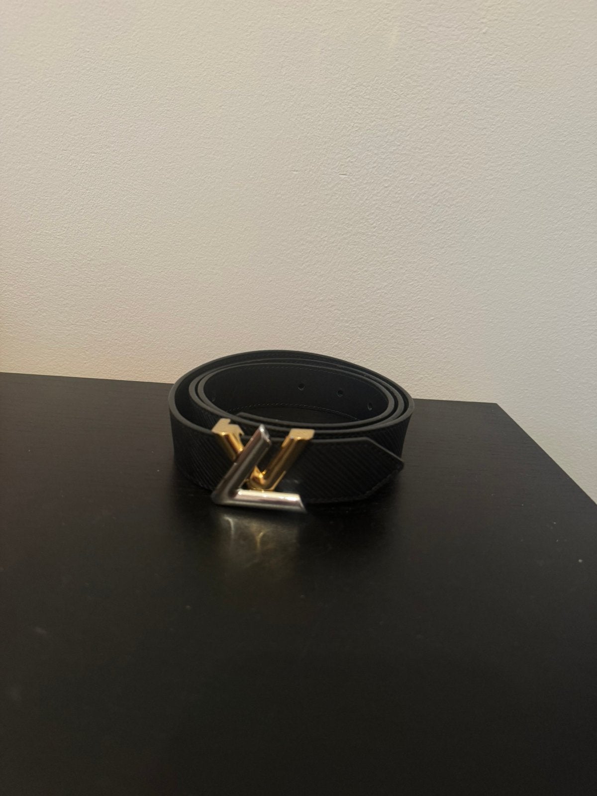 Louis vuitton dames riem zwart, Ophalen of Verzenden, Zo goed als nieuw, Zwart, 80 tot 90 cm