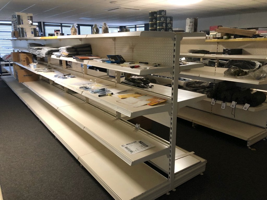 Tegometaal stellingen, Ophalen, Gebruikt
