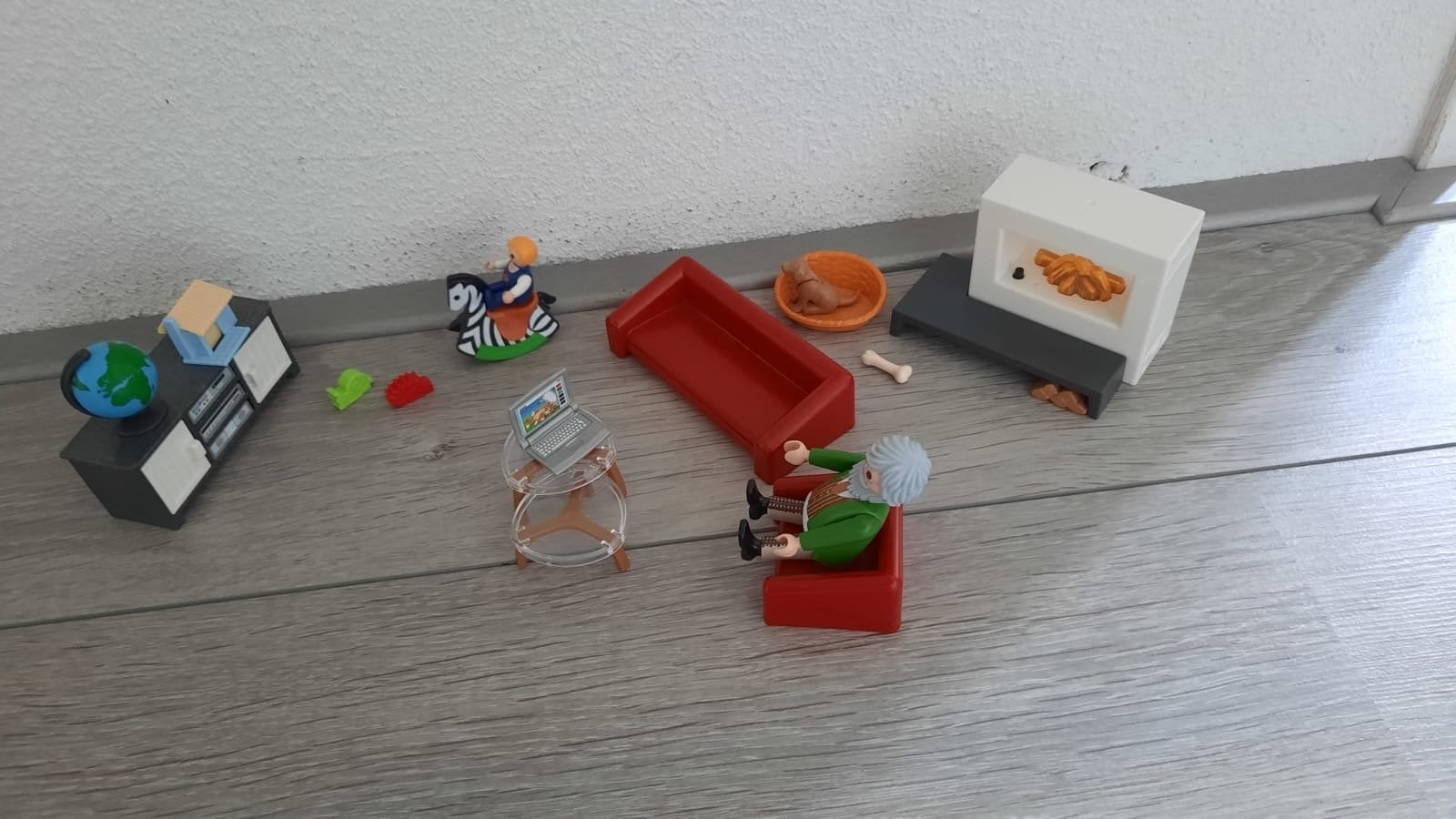 Playmobil Woonkamer Set met Figuren en Accessoires, Ophalen of Verzenden, Zo goed als nieuw, Jongen of Meisje