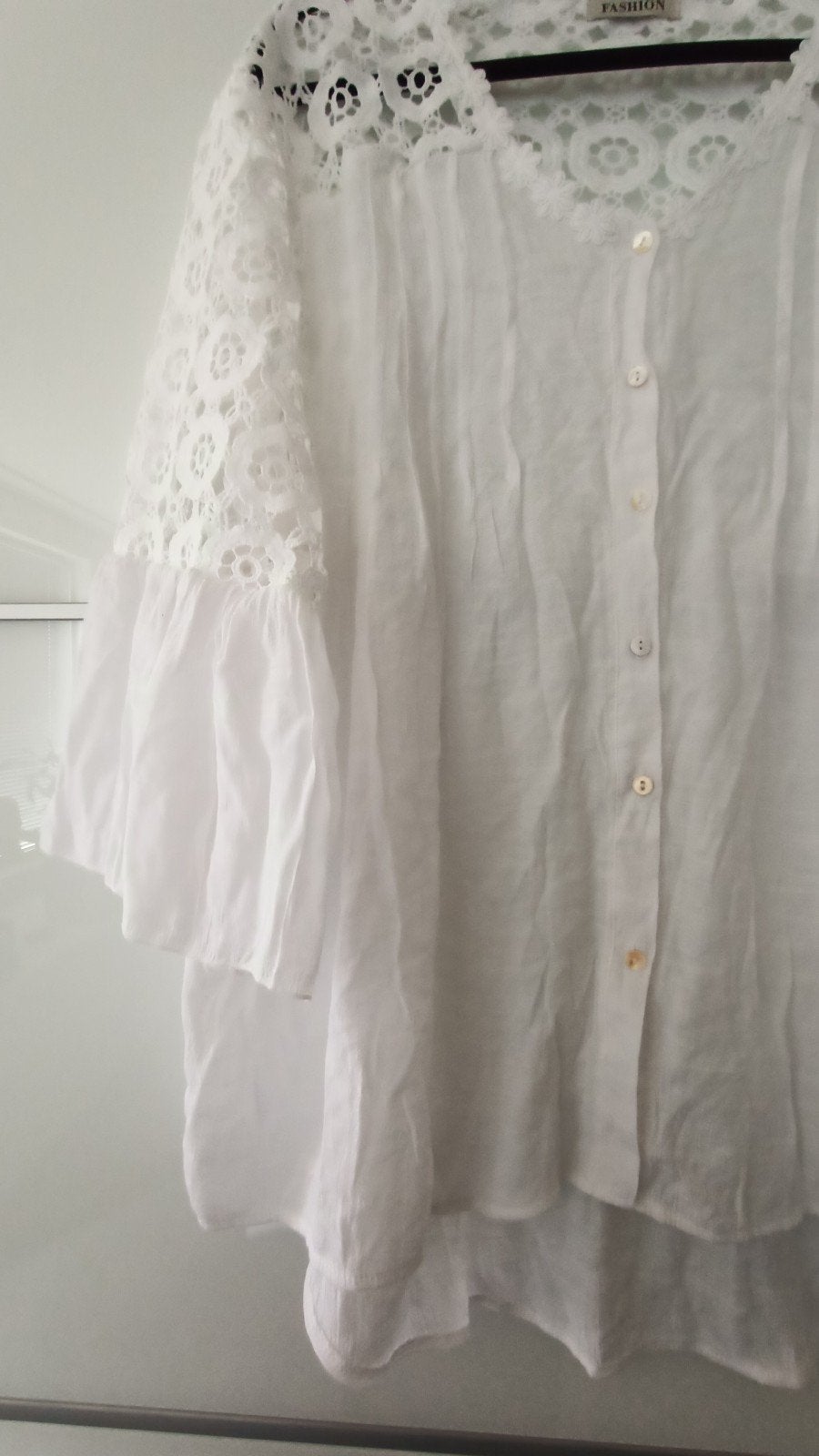 witte blouse mt XXL, Kleding | Dames, Tops, Wit, Maat 46/48 (XL) of groter, Nieuw, Ophalen of Verzenden