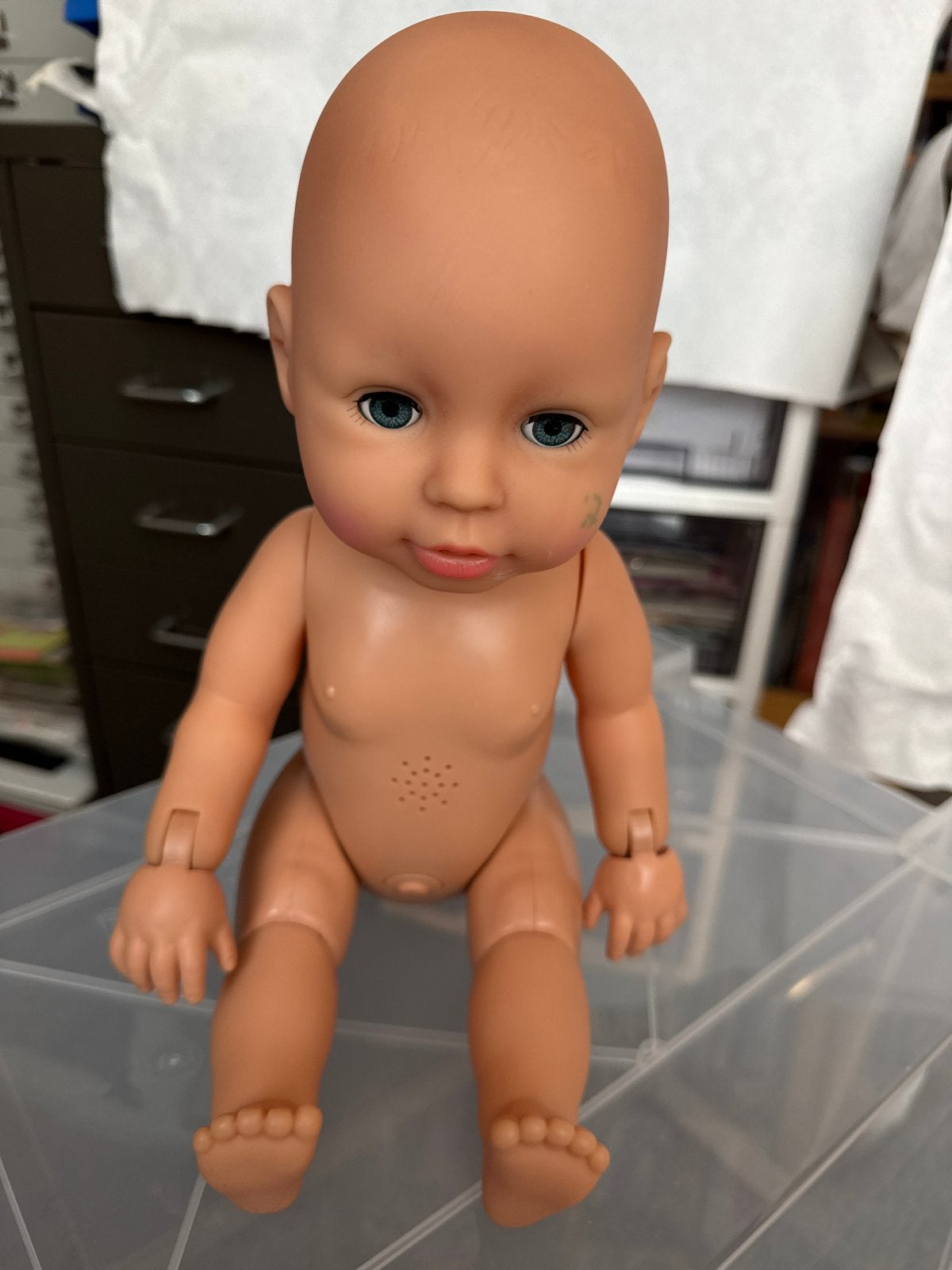Zapf Creation Baby Born Kruipende Babypop, Kinderen en Baby's, Speelgoed | Poppen, Ophalen of Verzenden, Gebruikt, Babypop