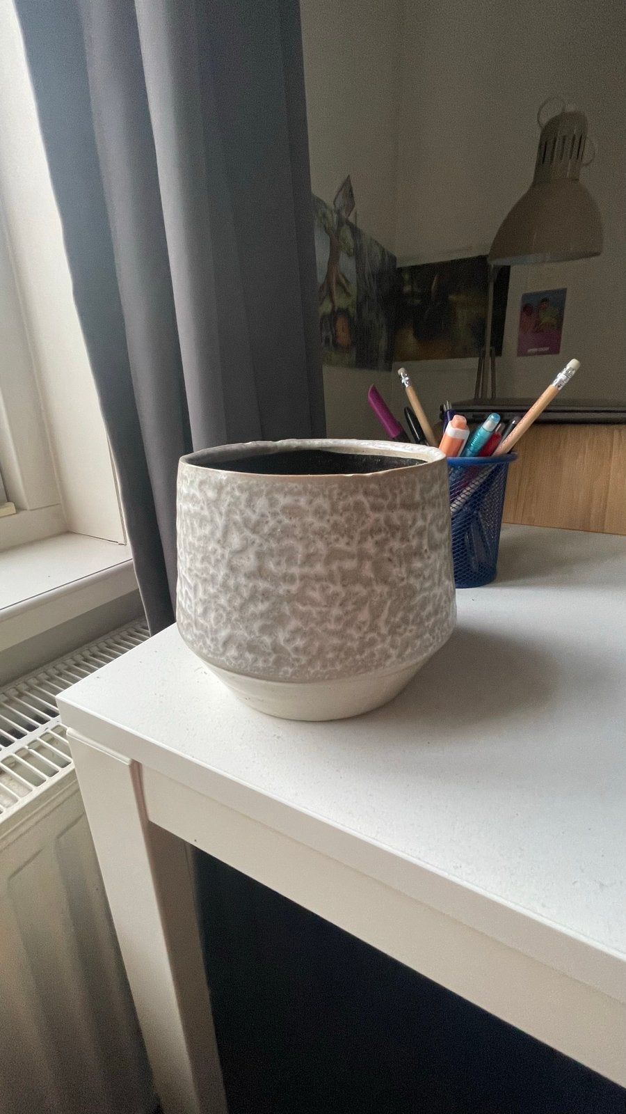 3 bloempotten - Diverse stijlen, Tuin en Terras, Ophalen, Gebruikt, Rond, Binnen