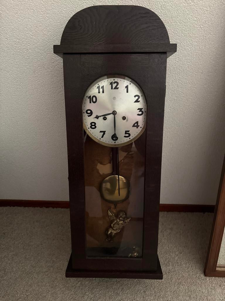 Antieke staande klok, Ophalen of Verzenden