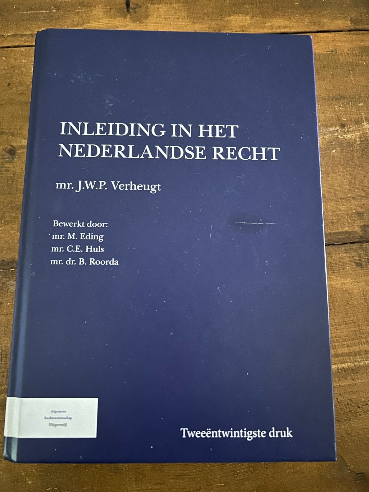 Inleiding in het Nederlandse Recht - 22e druk, Ophalen of Verzenden, Gamma, Gelezen, HBO