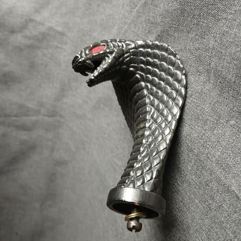 Katana sabre cobra, metalen kop van Cobra slang, Ophalen of Verzenden